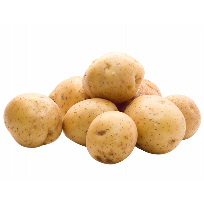 Potatoes Mini White :50 Lbs: ((Lb))