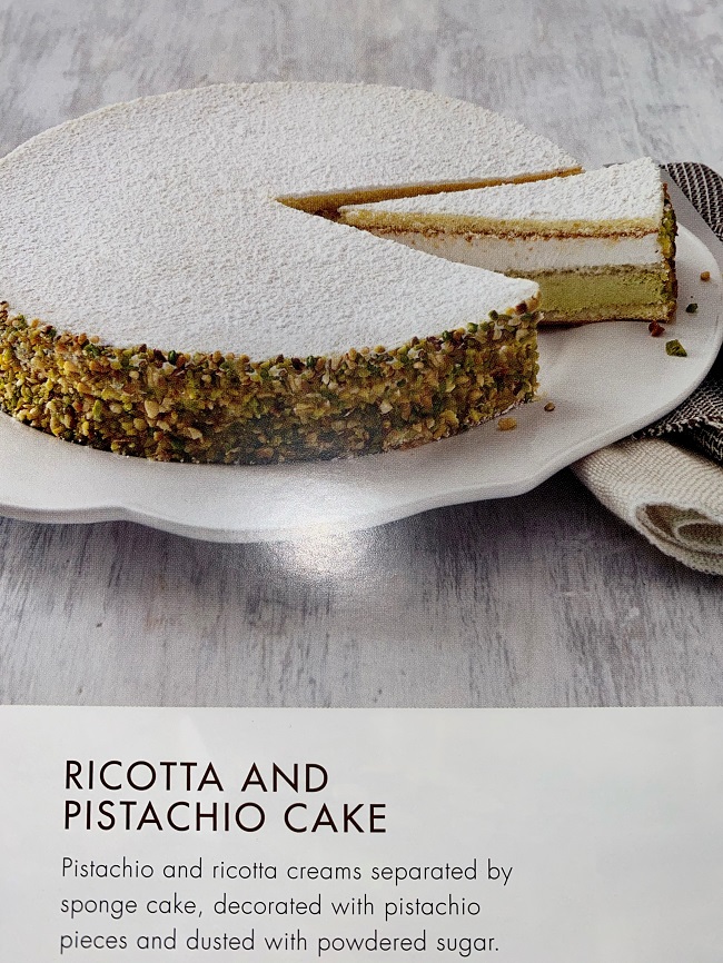 Ricotta And Pistachio Cake :Each: ((Box))